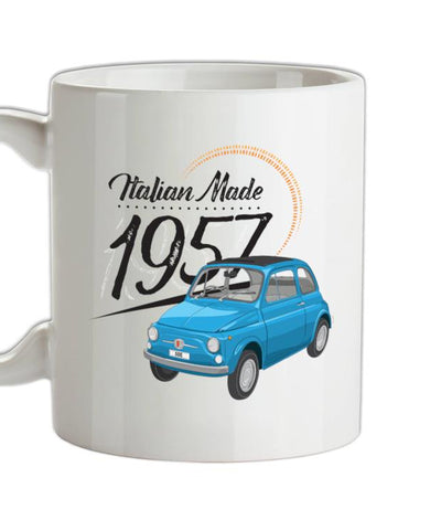 Italian Made 1957 - Fiat Ceramic Mug