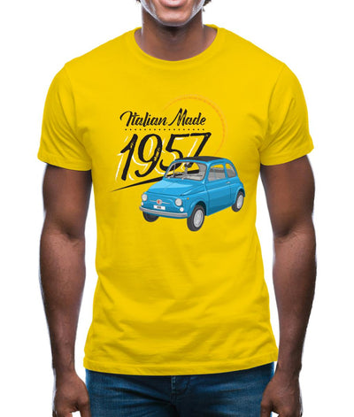 Italian Made 1957 - Fiat Mens T-Shirt