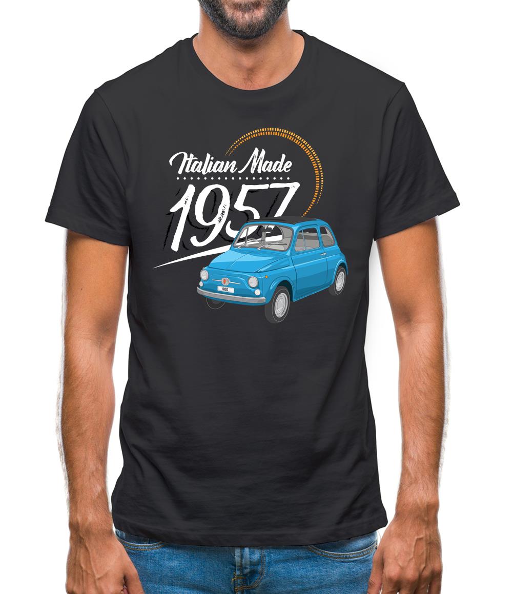 Italian Made 1957 - Fiat Mens T-Shirt