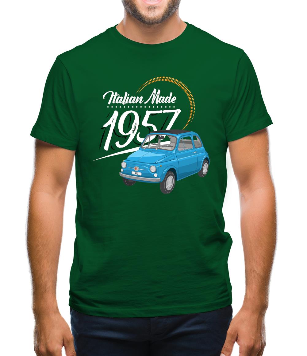 Italian Made 1957 - Fiat Mens T-Shirt