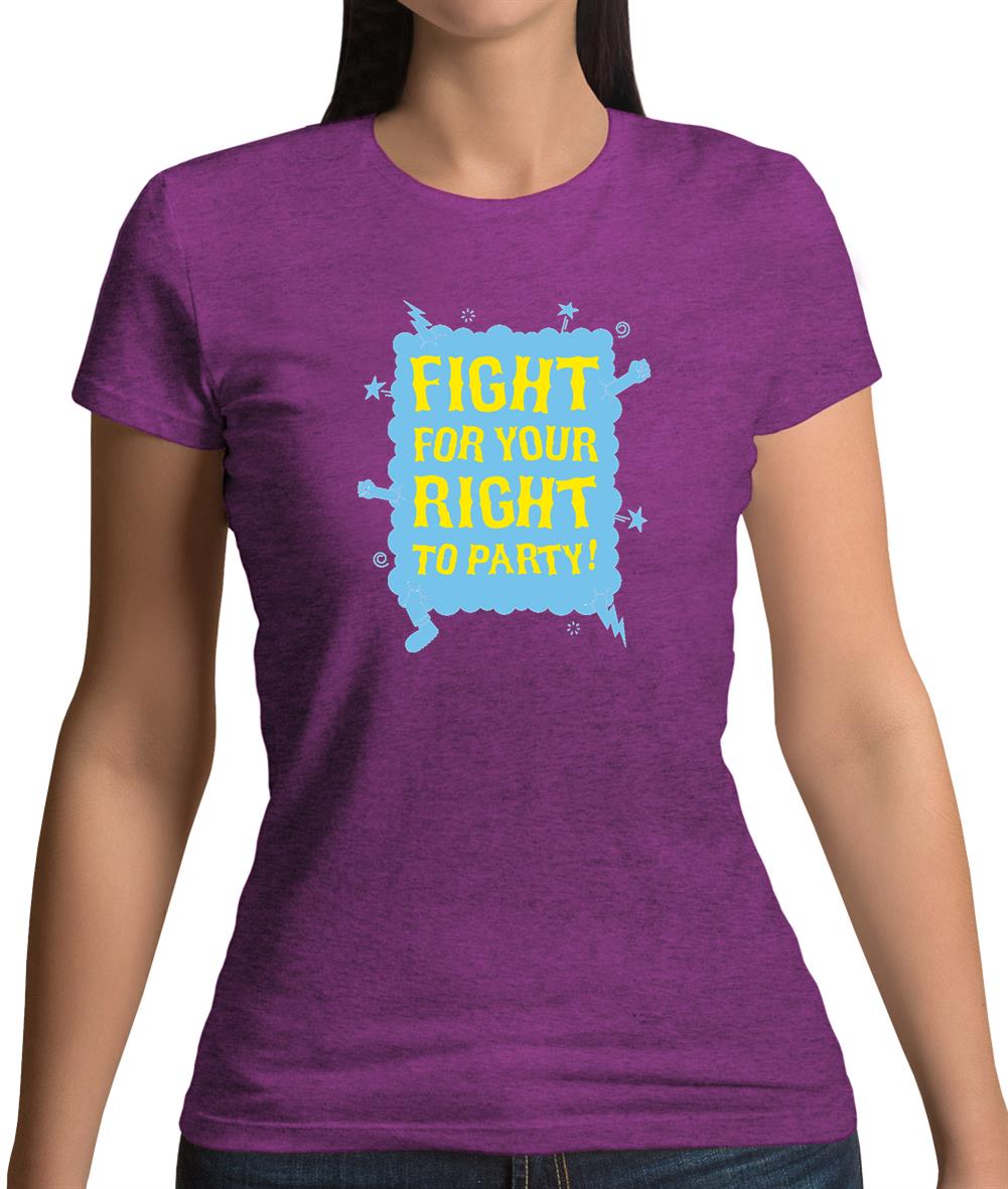 Fight For Your Right To Party! Womens T-Shirt