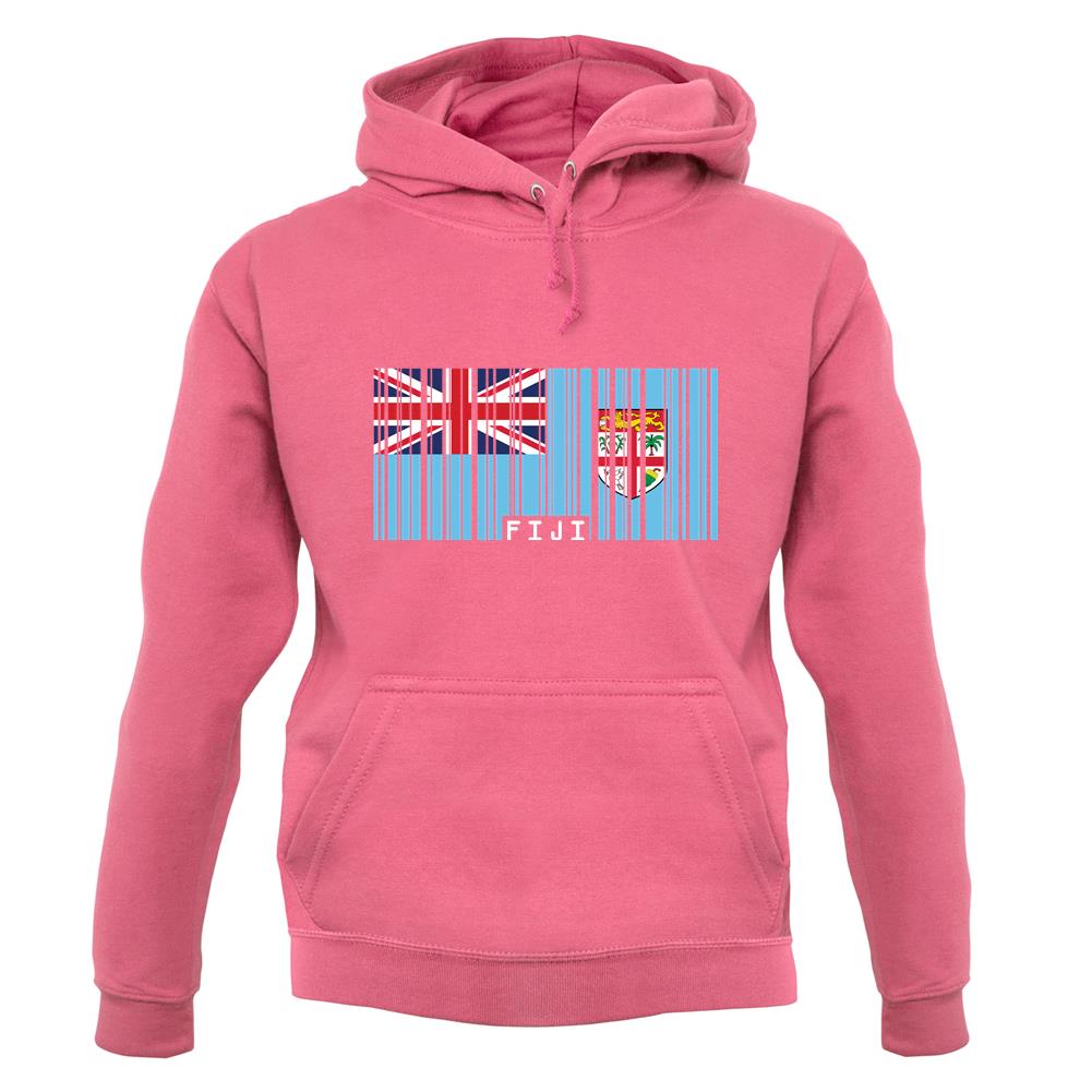 Fiji Barcode Style Flag unisex hoodie
