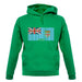 Fiji Barcode Style Flag unisex hoodie