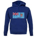 Fiji Barcode Style Flag unisex hoodie