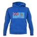 Fiji Barcode Style Flag unisex hoodie