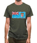 Fiji Grunge Style Flag Mens T-Shirt