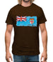 Fiji Grunge Style Flag Mens T-Shirt
