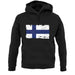 Finland Grunge Style Flag unisex hoodie