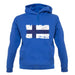 Finland Grunge Style Flag unisex hoodie