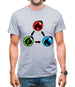 Fire Earth Water Poke Mens T-Shirt