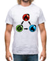 Fire Earth Water Poke Mens T-Shirt