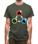 Fire Earth Water Poke Mens T-Shirt