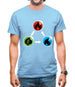 Fire Earth Water Poke Mens T-Shirt