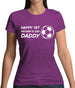 Happy 1St Fathers Day Daddy [Football] Womens T-Shirt