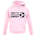 Happy 1St Fathers Day Daddy [Football] unisex hoodie