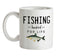 Fishing Hooked For Life Ceramic Mug