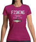 Fishing Hooked For Life Womens T-Shirt