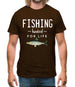 Fishing Hooked For Life Mens T-Shirt