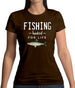 Fishing Hooked For Life Womens T-Shirt