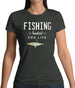 Fishing Hooked For Life Womens T-Shirt