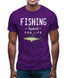 Fishing Hooked For Life Mens T-Shirt