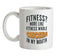 Fitness Chicken In My Mouth Ceramic Mug