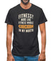 Fitness Whole Chicken In My Mouth Mens T-Shirt