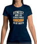 Fitness Whole Chicken In My Mouth Womens T-Shirt