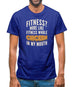 Fitness Whole Chicken In My Mouth Mens T-Shirt