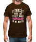 Fitness Cupcake In My Mouth Mens T-Shirt