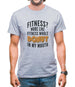 Fitness Donut In My Mouth Mens T-Shirt