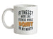 Fitness Donut In My Mouth Ceramic Mug