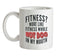 Fitness Hot Dog In My Mouth Ceramic Mug