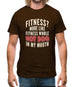 Fitness Hot Dog In My Mouth Mens T-Shirt