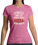 Fitness Pizza In My Mouth Womens T-Shirt