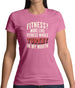 Fitness Turkey In My Mouth Womens T-Shirt