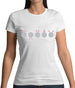 Five Bunnies Womens T-Shirt