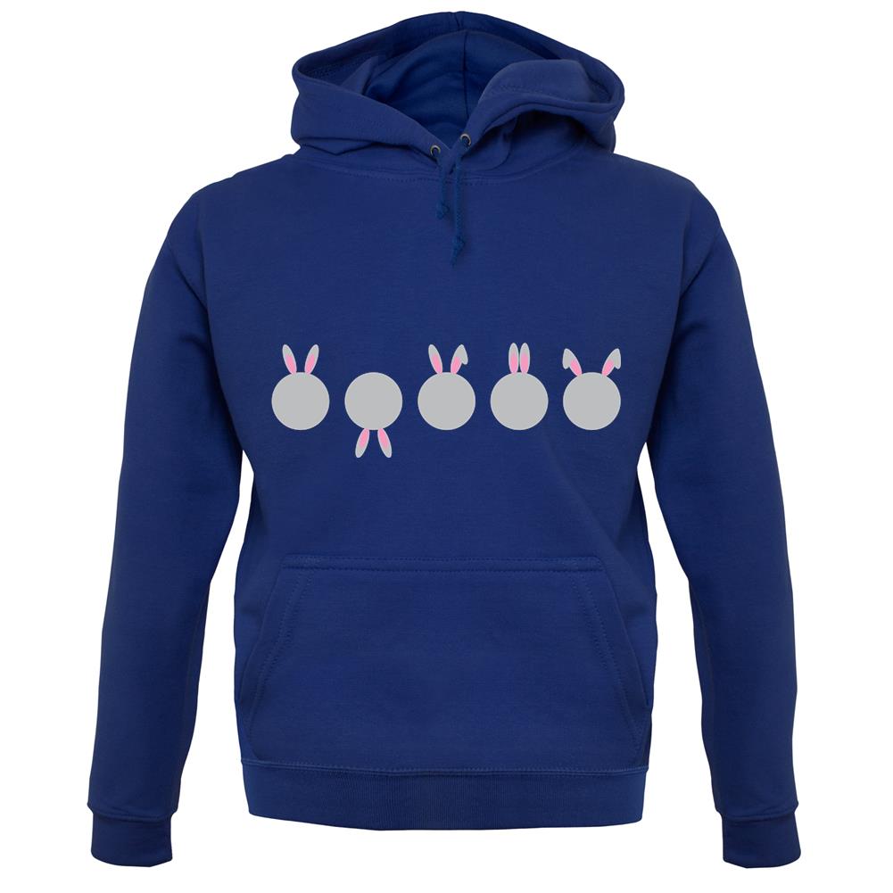 Five Bunnies unisex hoodie
