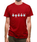 Five Bunnies Mens T-Shirt