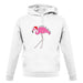 Flamingo All The Way unisex hoodie