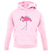 Flamingo All The Way unisex hoodie