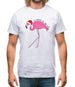 Flamingo All The Way Mens T-Shirt