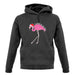 Flamingo All The Way unisex hoodie