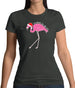 Flamingo All The Way Womens T-Shirt