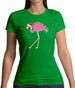 Flamingo All The Way Womens T-Shirt