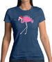 Flamingo All The Way Womens T-Shirt