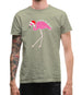 Flamingo All The Way Mens T-Shirt