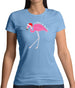 Flamingo All The Way Womens T-Shirt