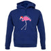 Flamingo All The Way unisex hoodie