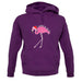 Flamingo All The Way unisex hoodie